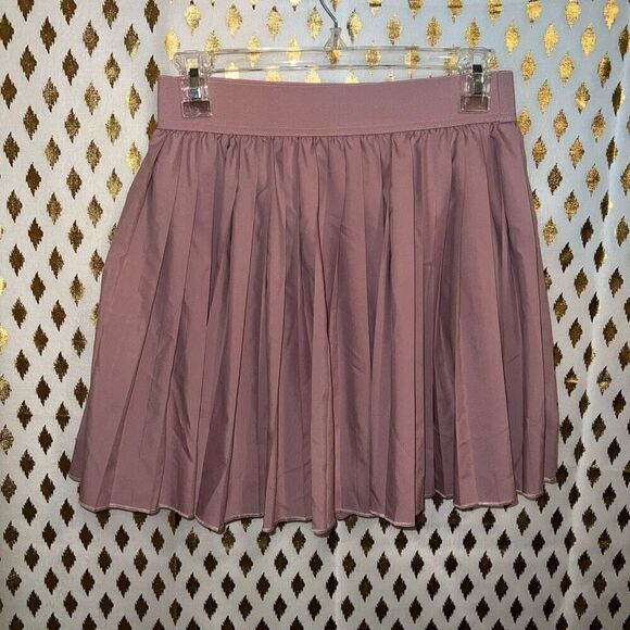 Dress forum pleated pink lilac Skort skirt with shorts size S - Picture 3 of 4